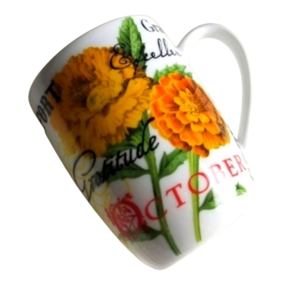 October marigold mug New